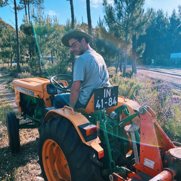 Farmer working