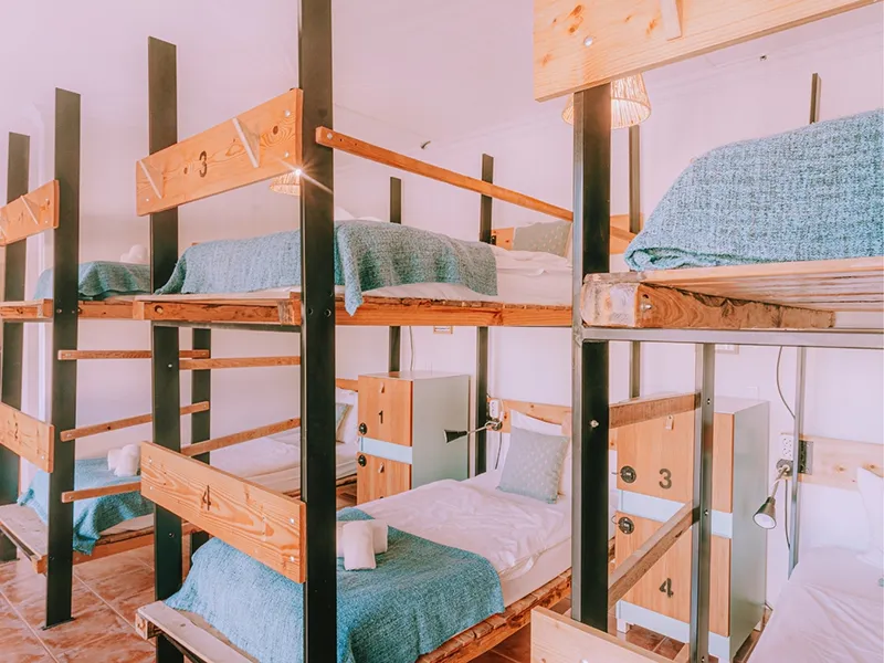 Cliff_Surfhouse_Shared_Rooms_Azul04 Cliff Surf House Portugal Santa Cruz - Shared Rooms