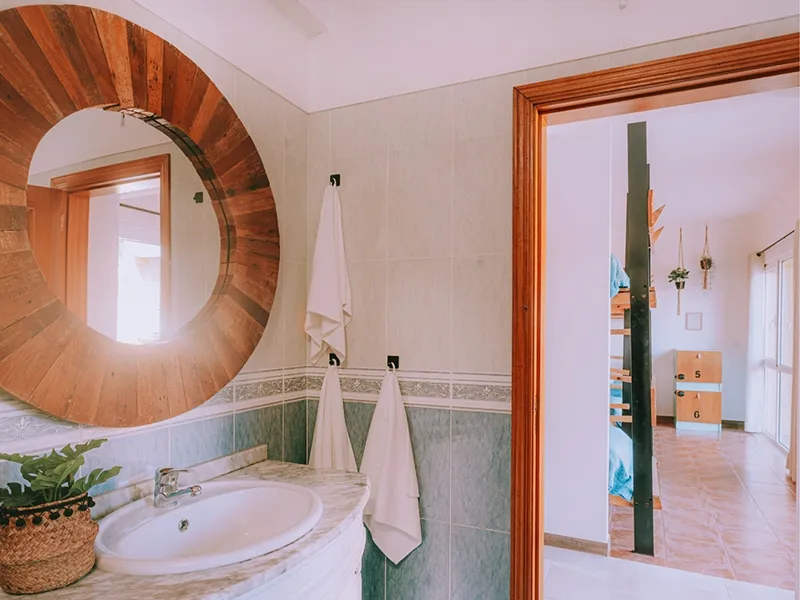 Cliff_Surfhouse_Shared_Rooms_Azul05 Cliff Surf House Portugal Santa Cruz - Shared Rooms