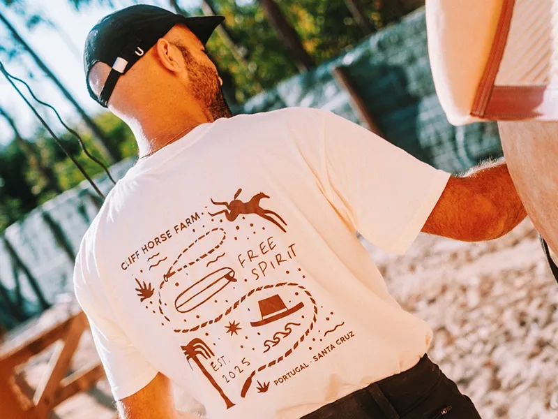 Cliff Surf House Portugal Santa Cruz - Horses - Shirts